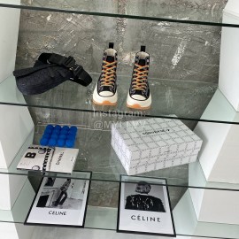 Converse Runstar Thick Soled High Top Shoes For Men And Women Black