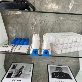 Converse Runstar Thick Soled High Top Shoes White For Men And Women 