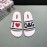 DG Fashion Soft Rubber Slippers For Men And Women White