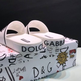 DG Fashion Soft Rubber Slippers For Men And Women White