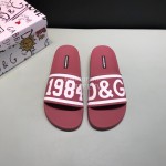 DG Fashion Soft Rubber Slippers For Men And Women Wine Red