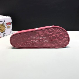 DG Fashion Soft Rubber Slippers For Men And Women Wine Red