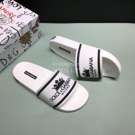 DG Fashion Soft Rubber Slippers White For Men And Women