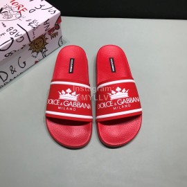 DG Fashion Soft Rubber Slippers For Men And Women Red