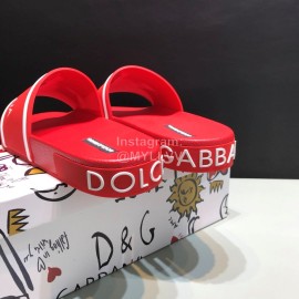DG Fashion Soft Rubber Slippers For Men And Women Red