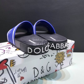 DG Fashion Soft Rubber Slippers For Men And Women Blue