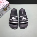 DG Fashion Soft Rubber Slippers For Men And Women Black