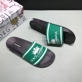 DG Fashion Soft Rubber Slippers For Men And Women Green