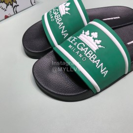 DG Fashion Soft Rubber Slippers For Men And Women Green
