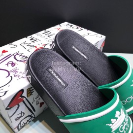 DG Fashion Soft Rubber Slippers For Men And Women Green