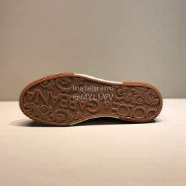 DG Autumn Winter Leather Casual Sneakers For Men Blue