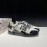 DG 3d Printed Calf Leather Casual Sneakers For Men White