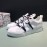 DG 3d Printed Leather Casual Sneakers For Men White