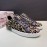 DG Printed Canvas Leather Casual Sneakers For Men Khaki