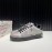 DG Printed Leather Casual Sneakers For Men Gray