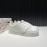 DG Calf Leather Velcro Casual Sneakers For Men White