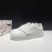 DG Calf Leather Velcro Casual Sneakers For Men White