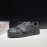 DG Calf Leather Velcro Casual Sneakers For Men Black