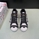 DG Calf Leather Casual Sneakers For Men White