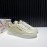 DG Alligator Calf Leather Fashion Sneakers For Men Beige