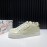 DG Alligator Calf Leather Fashion Sneakers For Men Beige