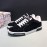 DG Black Cowhide Casual Sneakers For Men
