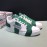 DG Fashion Cowhide Casual Sneakers For Men Green