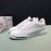 DG Fashion Cowhide Casual Sneakers For Men White