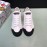 DG Fashion Cowhide White Casual Sneakers For Men