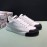 DG Fashion Cowhide White Casual Sneakers For Men