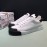 DG Fashion Cowhide White Casual Sneakers For Men
