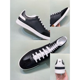 Dior And Daniel Arsham Smooth Leather Casual Shoes For Men Black
