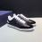 Dior And Daniel Arsham Embossed Cowhide Casual Shoes For Men Black