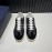 Dior And Daniel Arsham Cowhide Letter Printed Casual Shoes For Men Black