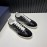 Dior And Daniel Arsham Cowhide Letter Printed Casual Shoes For Men Black