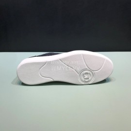 Dior And Daniel Arsham Letter Printed Cowhide Black Casual Shoes For Men 