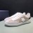 Dior And Daniel Arsham Embroidery Leather Leisure Shoes For Men Beige