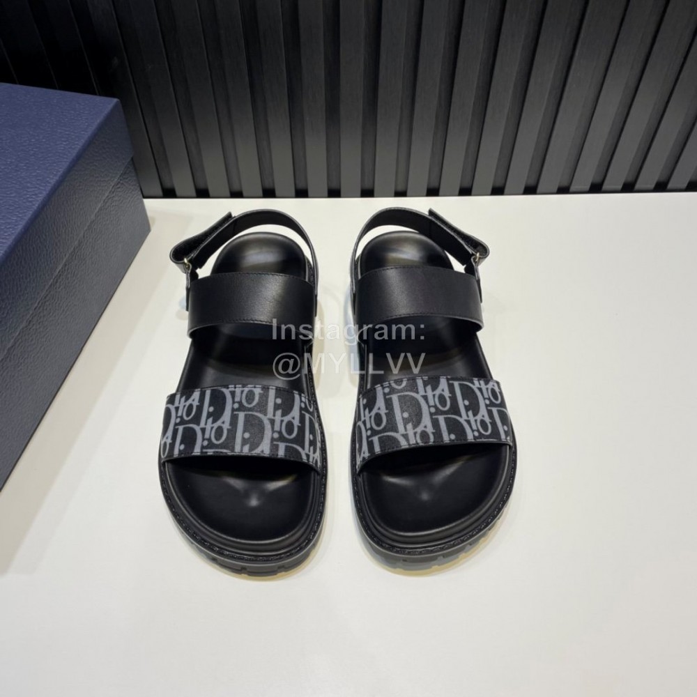 Dior Oblique Printed Leather Casual Scandals For Men
