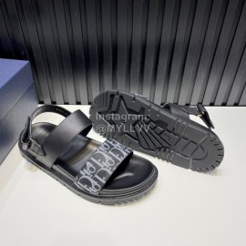 Dior Oblique Printed Leather Casual Scandals For Men