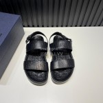 Dior Black Oblique Embossed Cowhide Casual Scandals For Men