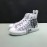 Dior Oblique Printed Little Bee Embroidery High Top Casual Shoes For Men And Women
