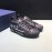 Dior Oblique Printed Transparent Mesh Fabric Black Casual Shoes For Men And Women 