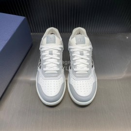 Dior Oblique Printed Leather Sneakers For Men And Women