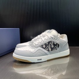 Dior Oblique Printed Leather Sneakers For Men And Women