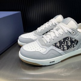 Dior Oblique Printed Leather Sneakers For Men And Women