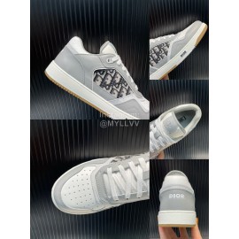 Dior Oblique Printed Leather Sneakers For Men And Women