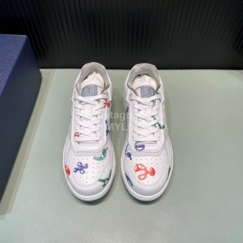 Dior Oblique Galaxy Printed Calf Leather Sneakers For Men And Women 