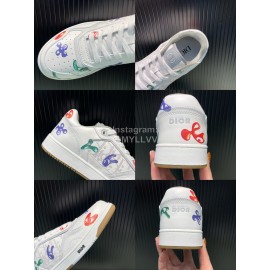 Dior Oblique Galaxy Printed Calf Leather Sneakers For Men And Women 