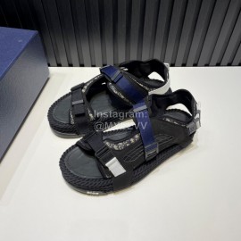 Dior Atlas Oblique Printed Leather Nylon Lace Scandals For Men And Women Black