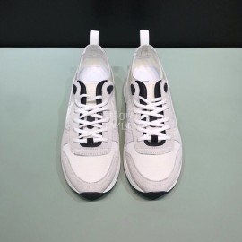 Dior Oblique Printed Suede Sneakers For Men And Women White